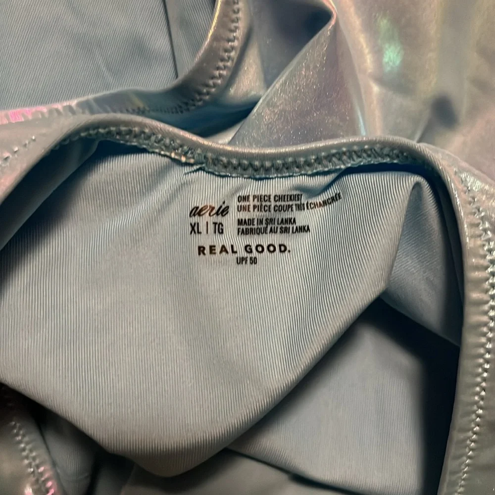 NWOT - Aerie metallic babewatch one piece - XL - Picture 7 of 8